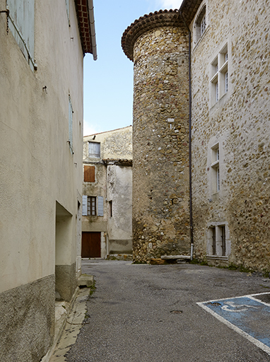 Vue partielle de la façade nord.