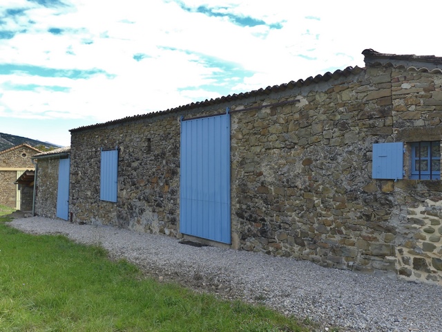 Dépendance agricole centrale. Elévation nord.
