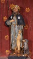 Groupe sculpté : saint Roch (n°2)