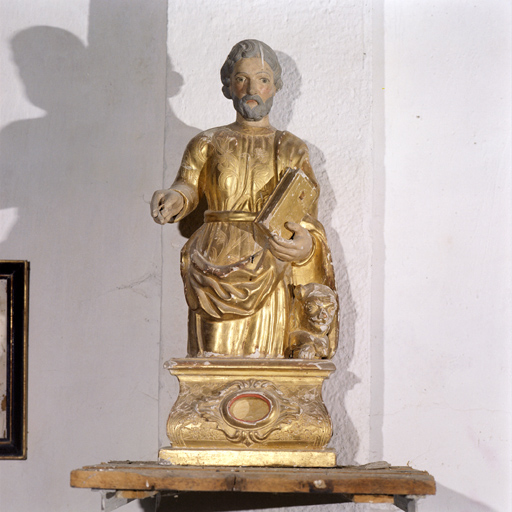 statue-reliquaire (demi-nature) : Saint Marc l'Evangéliste