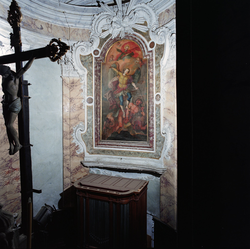 tableau : Saint Michel enchaînant les anges déchus