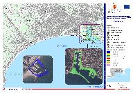 Carte de repérage des infrastuctures portuaires sur la commune de Nice.