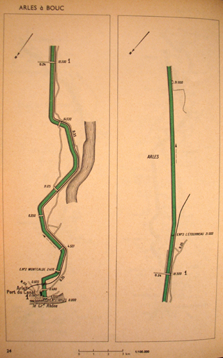 canal de navigation d'Arles à Bouc (ou d'Arles à Fos-sur-Mer)