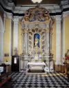 ensemble de l'autel du Rosaire (autel, 3 gradins d'autel, tabernacle, retable)