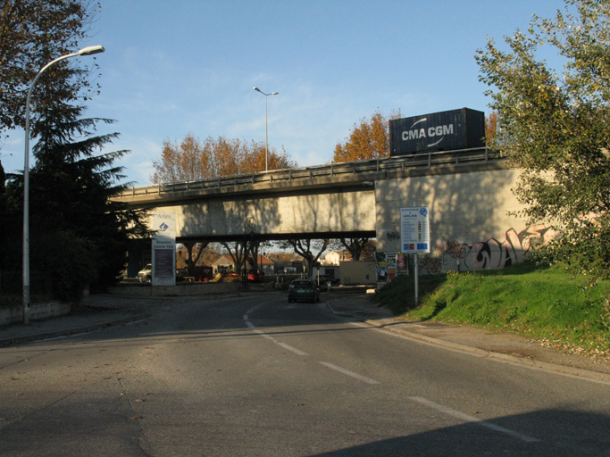 viaduc routier dit nouveau pont d'Arles ou nouveau pont de Trinquetaille