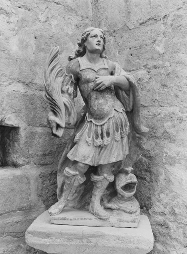 Statue (petite nature) : saint Pancrace (?)