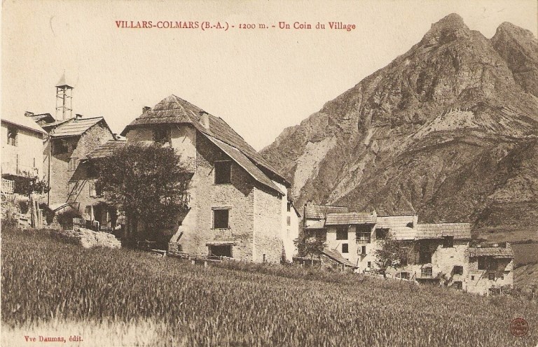 VILLARS-COLMARS (B.-A.) - 1200 m. - Un Coin du Village