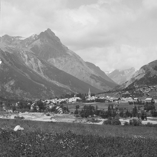 présentation de l'aire d'étude de Monêtier-les-Bains