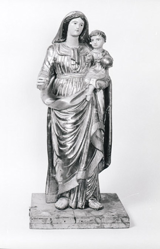statue (demi nature) : Vierge à l'Enfant