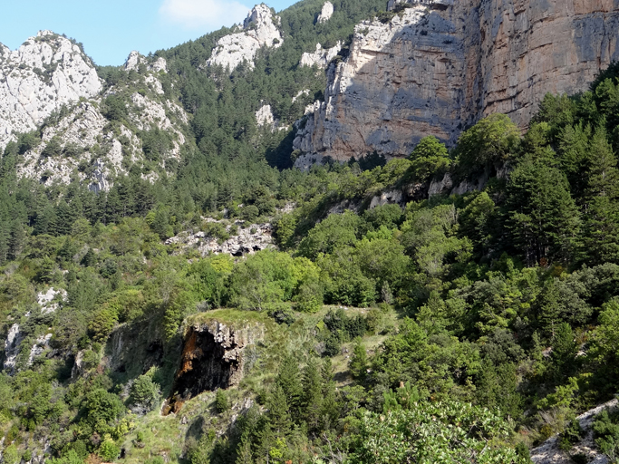 Saint-Maurin. Vue de situation prise du sud-est.