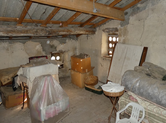Partie nord. Etage de comble, pigeonnier. Vue de volume prise du nord-ouest.