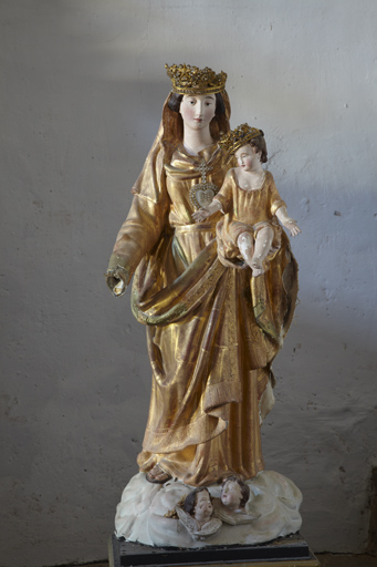 Statue (demi nature) : Vierge à l'Enfant