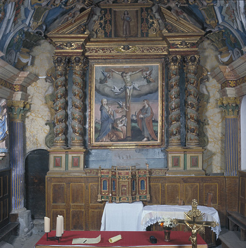 retable (retable architecturé), retable du choeur