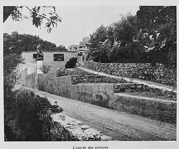 jardin d'agrément cubiste du Clos Saint-Bernard ou Villa Noailles