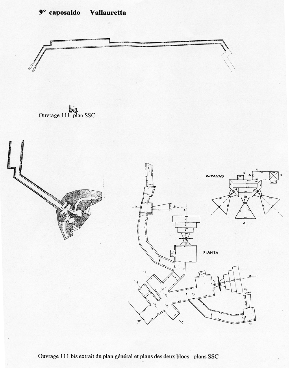 ligne fortifiée : 9e caposaldo Vallauretta