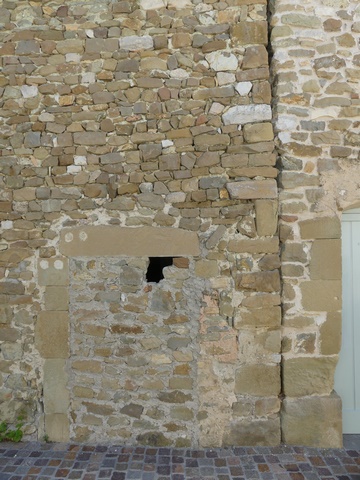 Elévation ouest, collage du bâtiment mitoyen.