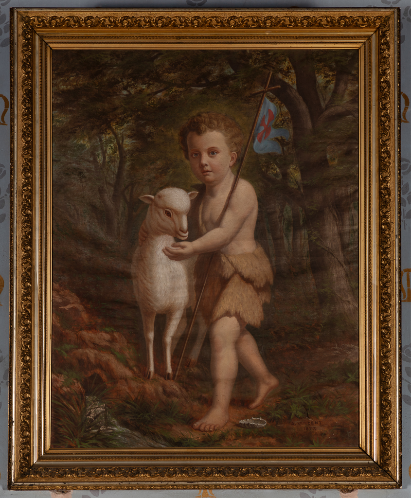 Tableau : saint Jean Baptiste enfant