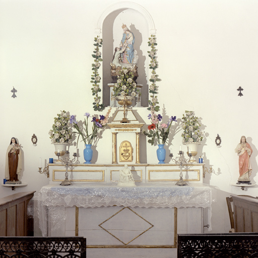 ensemble du maître-autel : autel, gradin d'autel, tabernacle, exposition
