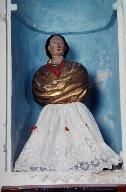 buste-reliquaire (buste à mi-corps) : sainte Julie