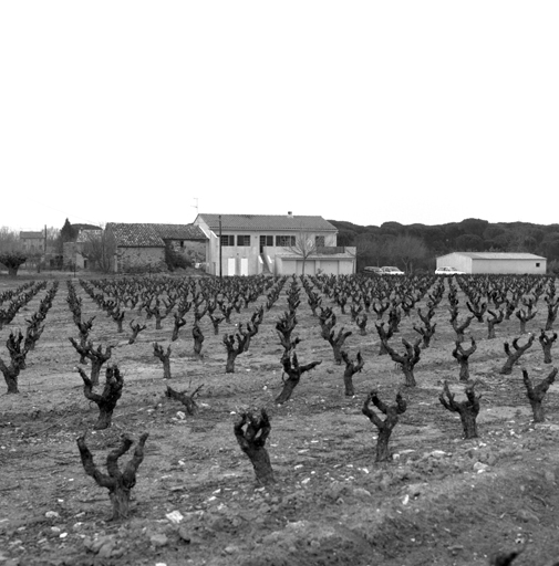 Bastide Christou. Vue d'ensemble prise du nord-ouest.