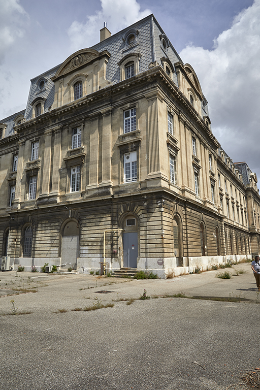 Bâtiment principal, vue Nord - Nord-Est du pavillon d'angle  Nord-Est.