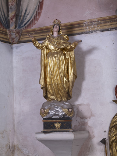 statue (petite nature) : Vierge de l'Assomption