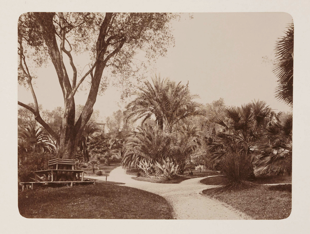 jardin d'agrément de la Villa Liserb
