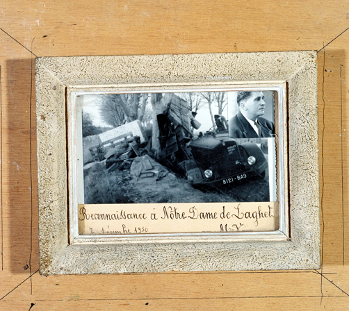 ex-voto, tableau : Accident de camion