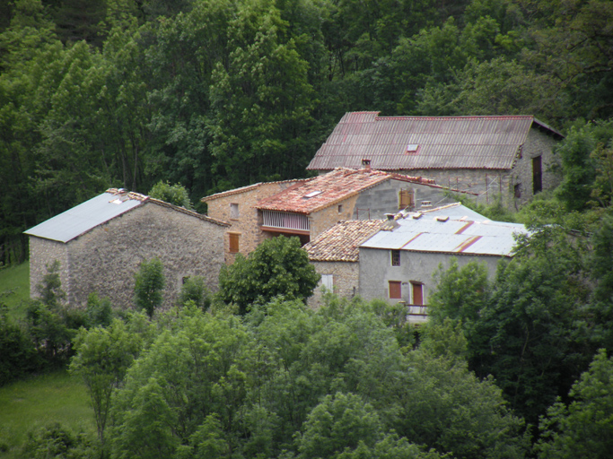 Ecart de Jaussiers. Vue d'ensemble prise du nord-ouest.