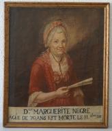 Tableau (donatif) : portrait de Marguerite Nègre