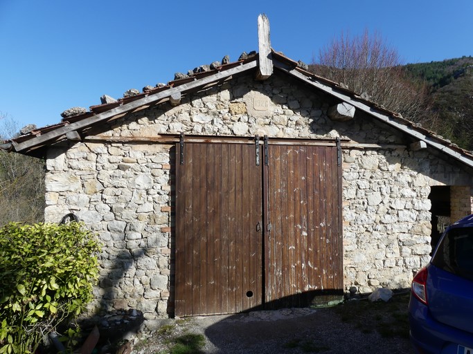 Bâtiment de la remise. Pignon ouest.