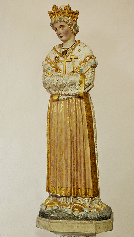Statue (moyenne nature) : Vierge dite Notre-Dame-de-la-Salette