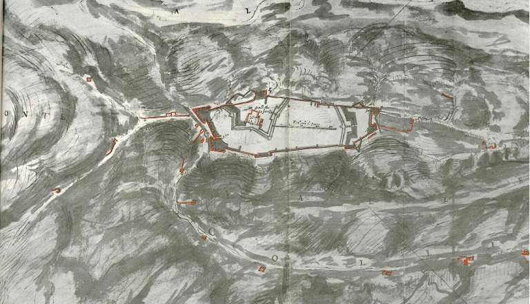 [Plan et projet pour la fortification de Saint-Paul, 1589].