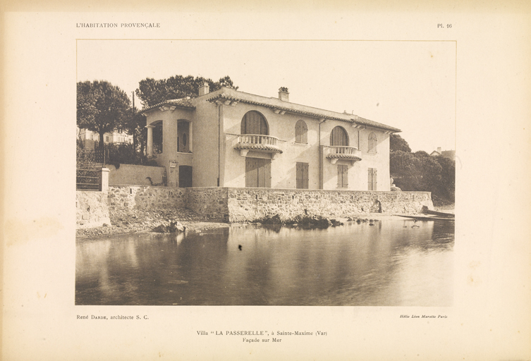 Maison de villégiature (villa balnéaire) dite La Passerelle, actuellement La Tramontane