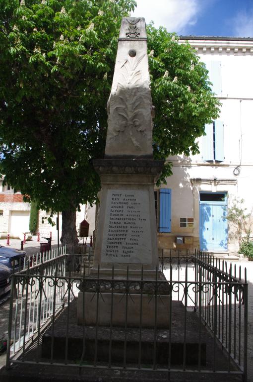 Monument aux morts de la guerre de 1914-1918.