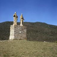 Statues (grandeur nature) : saint Pierre et saint Paul