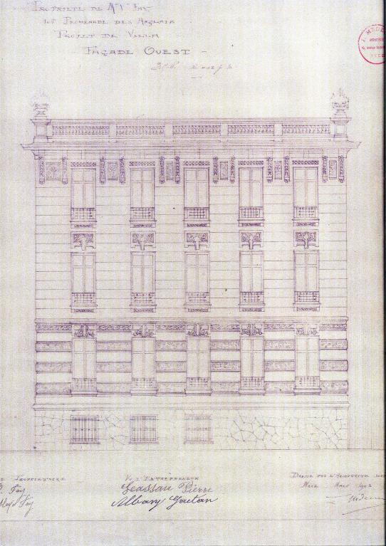 maison de villégiature (villa balnéaire) dite Villa Léontine, actuellement immeuble