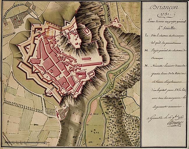 fortification d'agglomération dite enceinte de la ville de Briançon