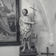 groupe sculpté : Saint Jean Baptiste