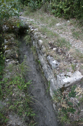 canal d'irrigation de Blieux