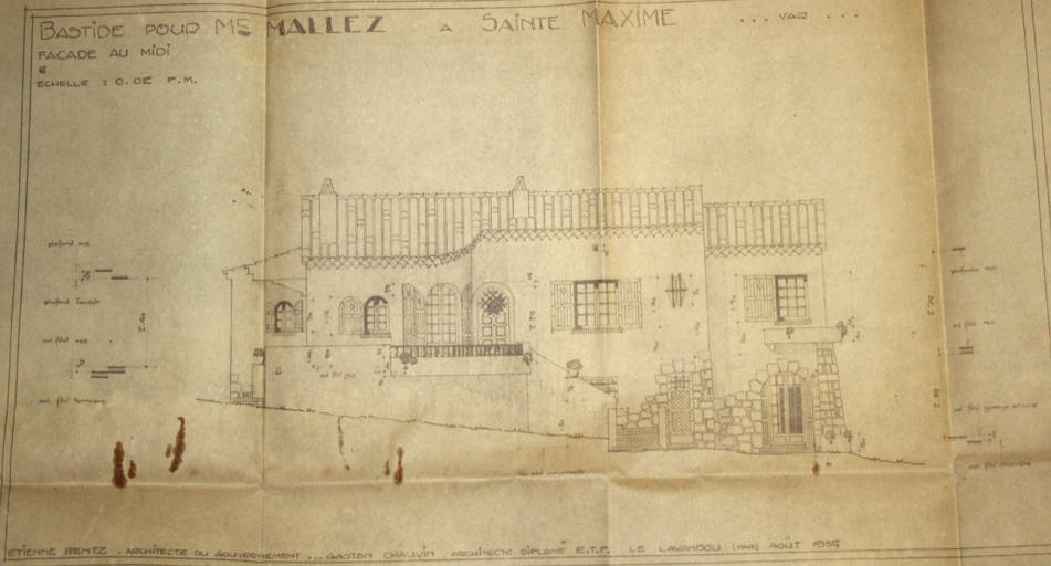 maison de villégiature (villa balnéaire) dite La Bastide de Françoise, actuellement la Bastide des Sardinaux