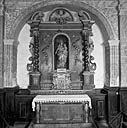 ensemble de l'autel de la Vierge (gradin d'autel, tabernacle)