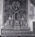 ensemble du maître-autel (2 gradins d'autel, 2 tabernacles, exposition, 5 statuettes)