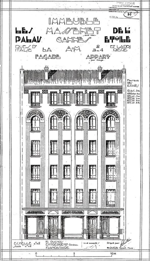 immeuble dit Palais de l'Etoile ou immeuble Massenet