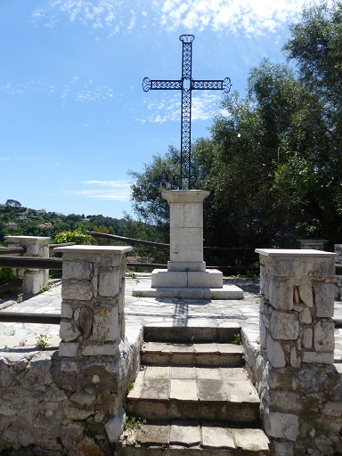 Croix Sainte-Appollonie. Vue d'ensemble prise du nord. 