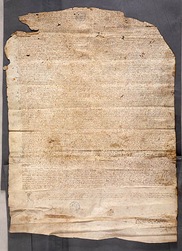 Charte de mise en juiverie du 16 avril 1504.