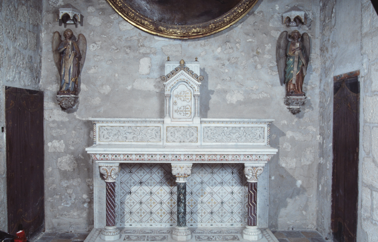 autel, gradin d'autel, tabernacle de la Pietà
