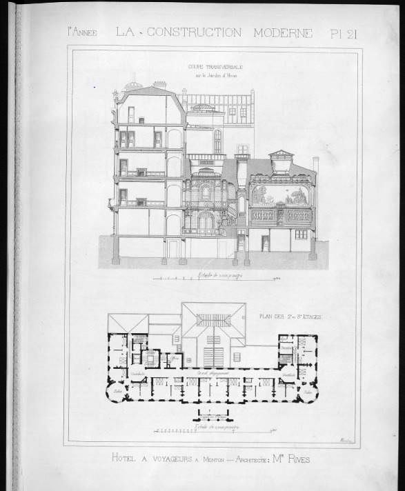 Hôtel de voyageurs dit Alexandra Hôtel, actuellement immeuble dit Résidence Alexandra