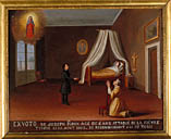 tableau, ex-voto : Demande de guérison de Joseph Roux