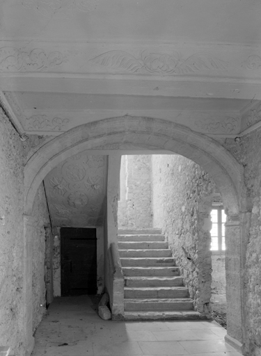 Escalier, vue d'ensemble.